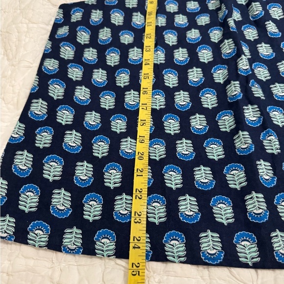 J.Crew linen cotton blend blue summer top size XL. NEW W/TAG - Picture 8 of 8
